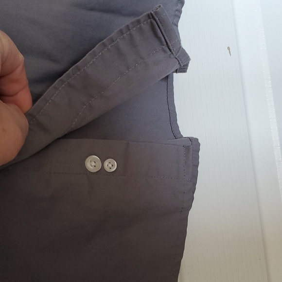 Grey Button-up Shirt Men - Picture 4 of 5